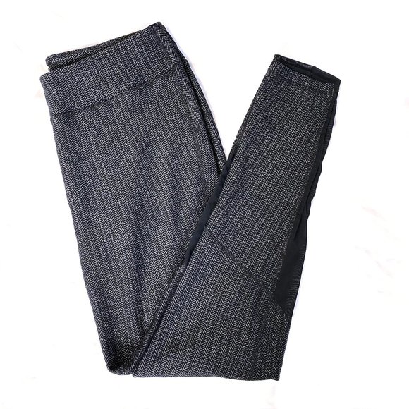 Roots Salt & Pepper Leggings w Mesh Panel Calves - Picture 1 of 3